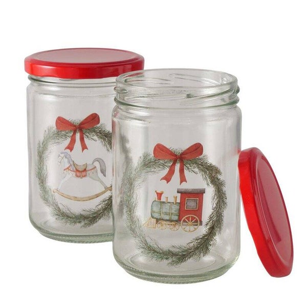 Voorraadpot 500 ml kerst