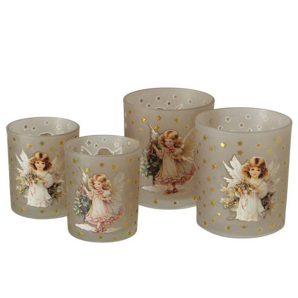 Windlicht engel set
