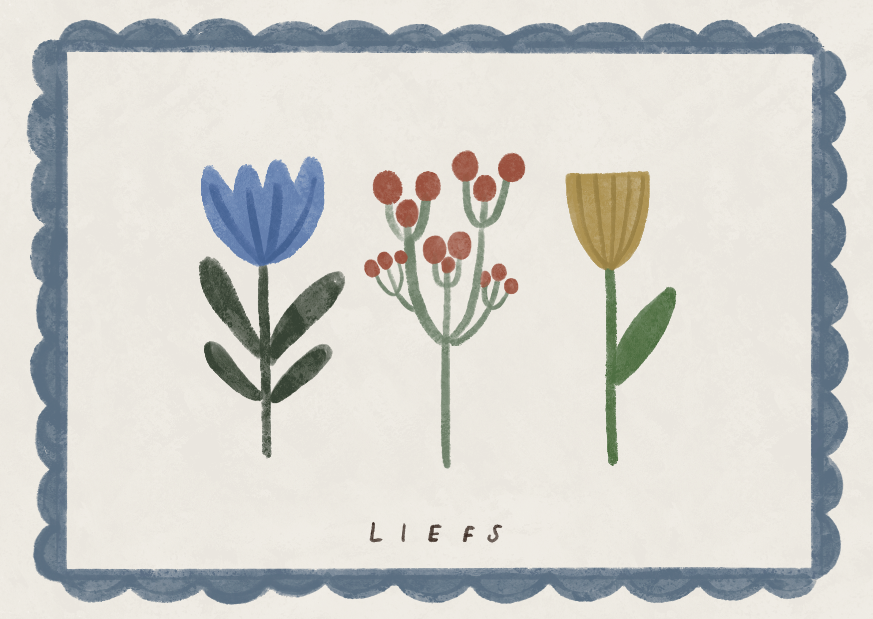 Kaartenset 'lieve groetjes'