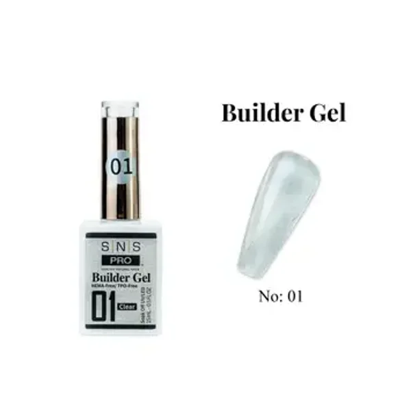 SNS Builder Gel In The Bottle - 01 - HEMA-Free/TPO-Free - 0.5oz  15ml