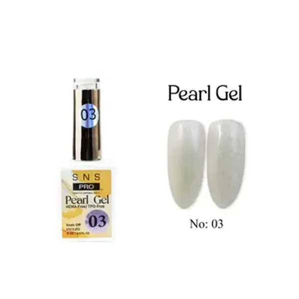 SNS Pearl Gel Collection - 03 - Gel Polish 0.5oz 15ml