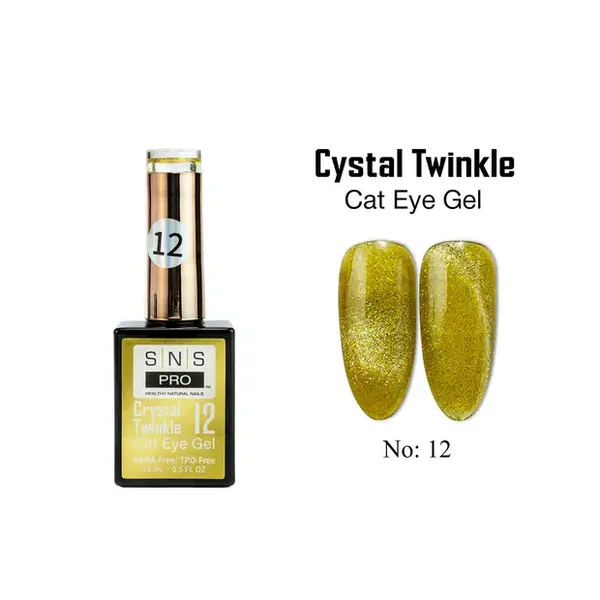 Crystal Twinkle Cat Eye Gel No:12