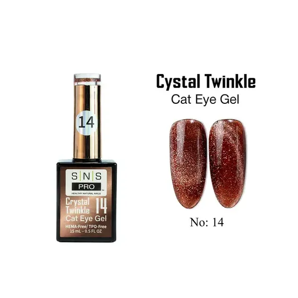 Crystal Twinkle Cat Eye Gel No:14
