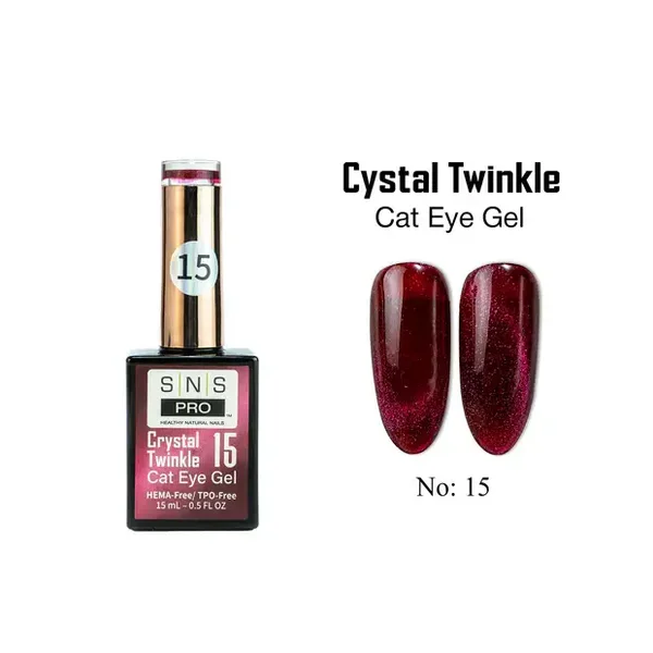 Crystal Twinkle Cat Eye Gel No:15