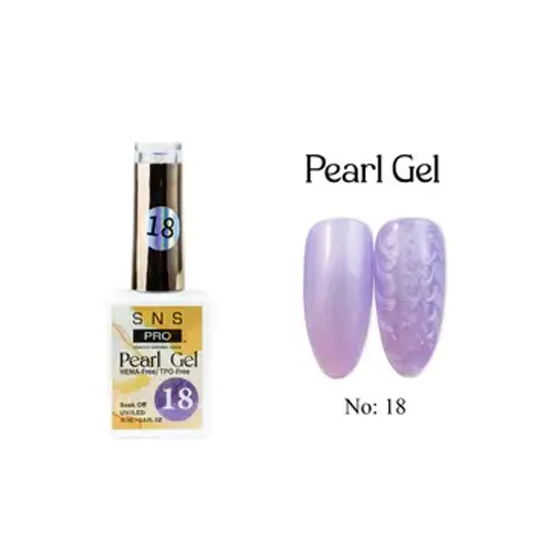 SNS Pearl Gel Collection - 18 - Gel Polish 0.5oz 15ml