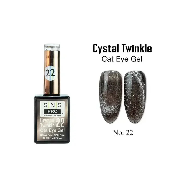 Crystal Twinkle Cat Eye Gel No:22
