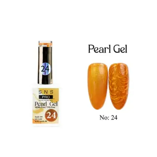 SNS Pearl Gel Collection - 24 - Gel Polish 0.5oz 15 ml