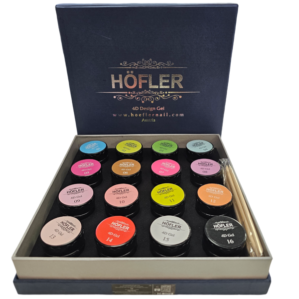 Hofler 4D Gel Pasteline  16 Couleurs