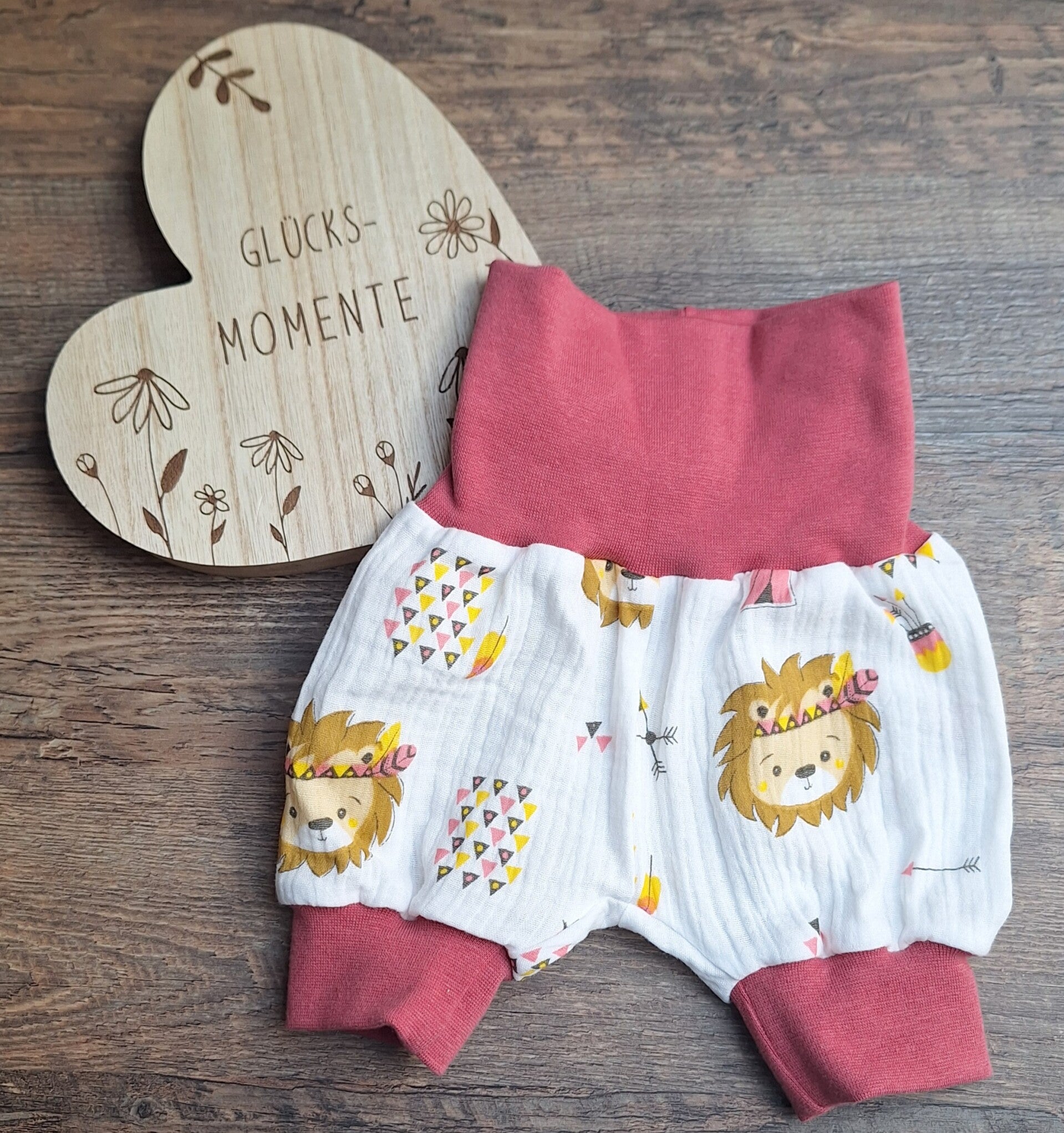 Pumphose kurz "Löwe Pink"