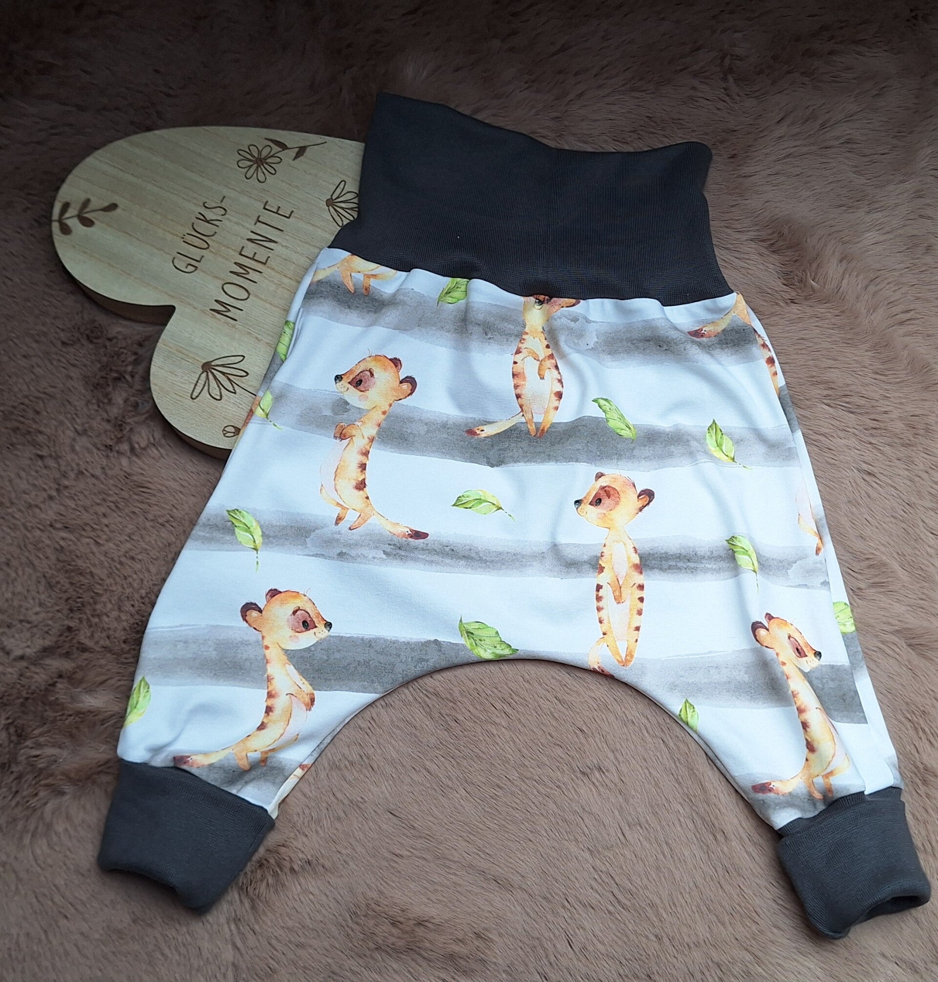 Pumphose lang "Erdmännchen" 68/74