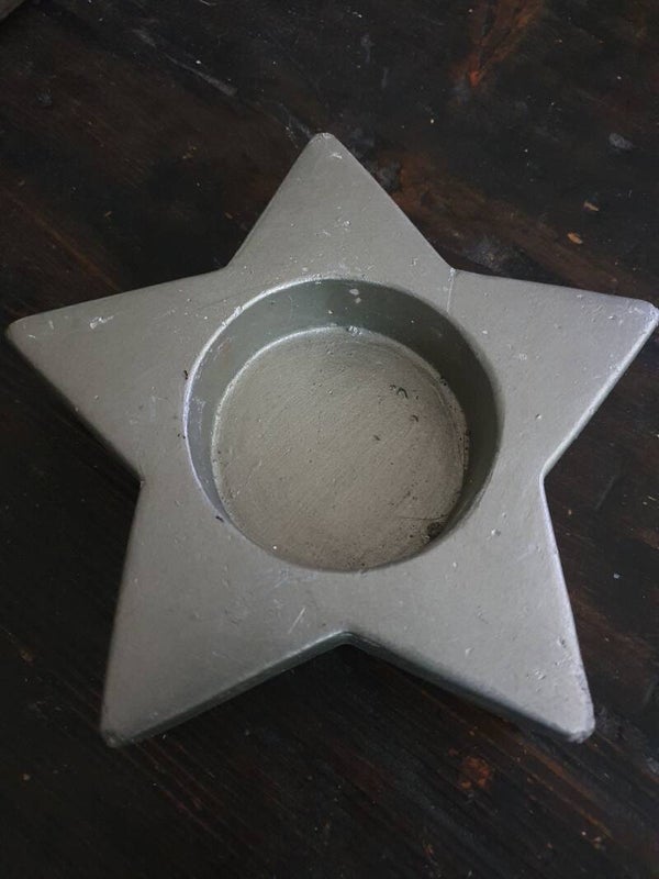 Kandelaar Ster Soft Gold