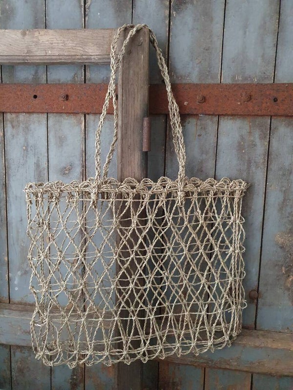 Beach Bag Natural Grass