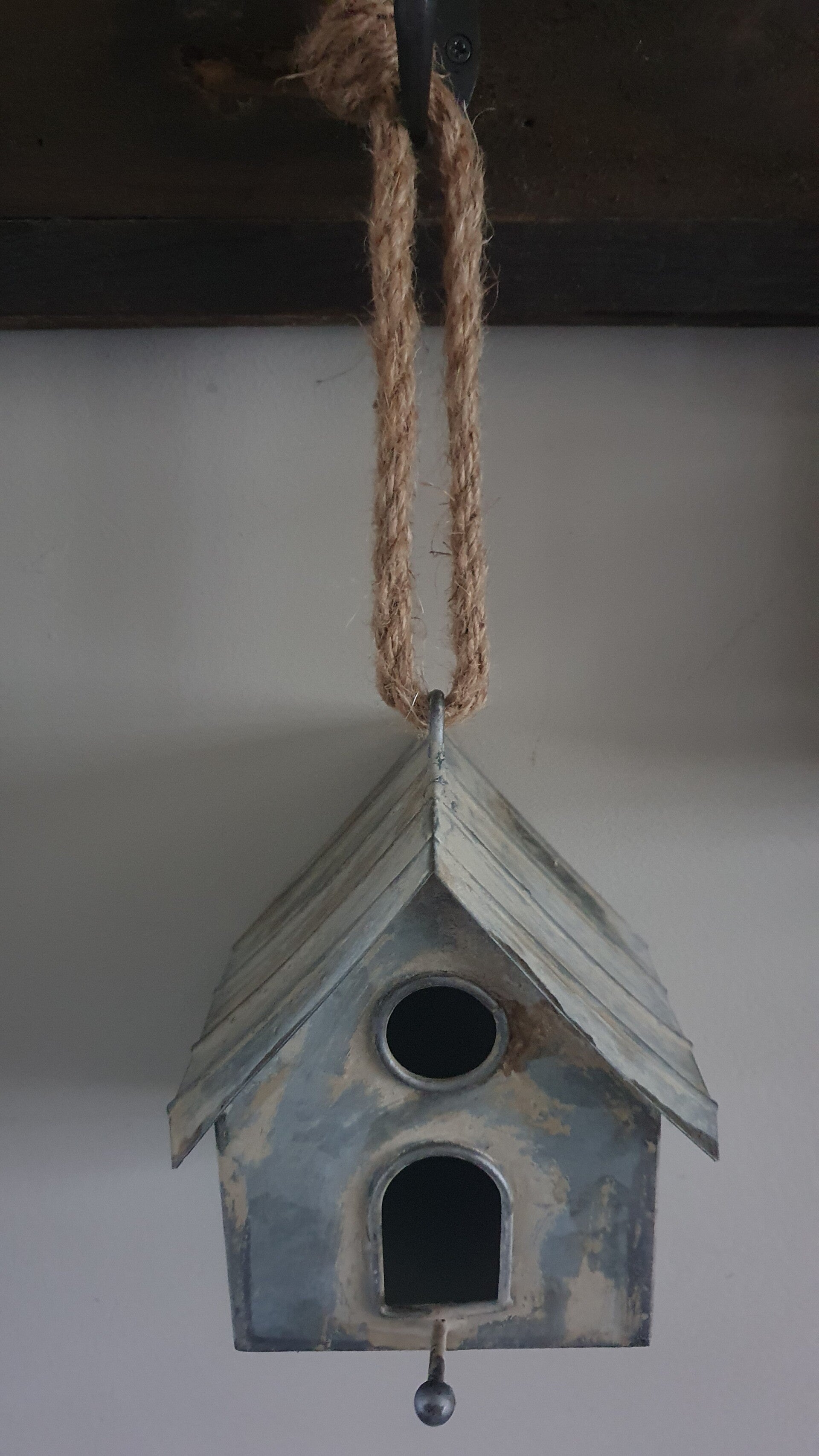 Vogelhuisje zink