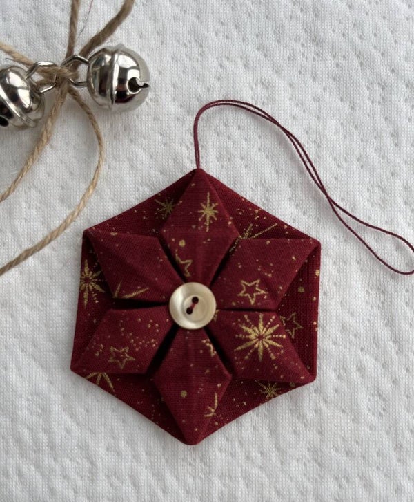 Origami Fabric Christmas Star