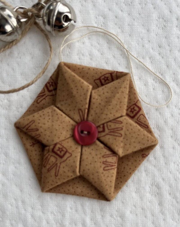 Origami Fabric Christmas Star