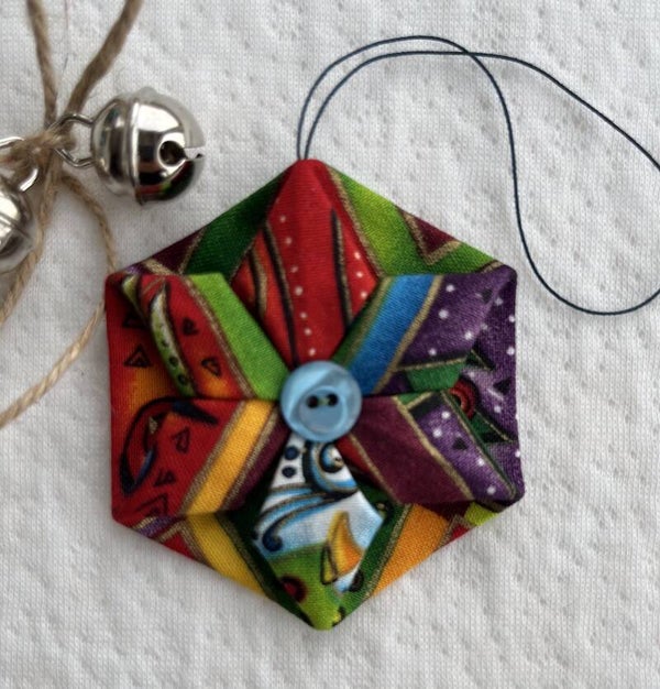 Origami Fabric Christmas Star