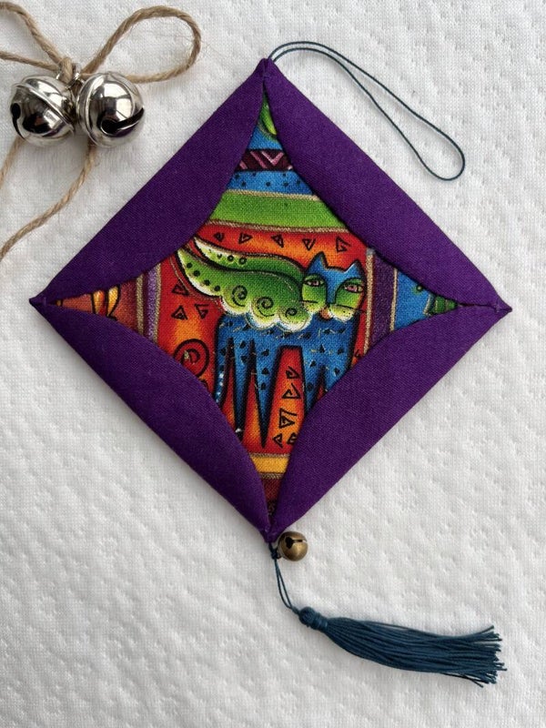 Cathedral Window Christmas Ornament