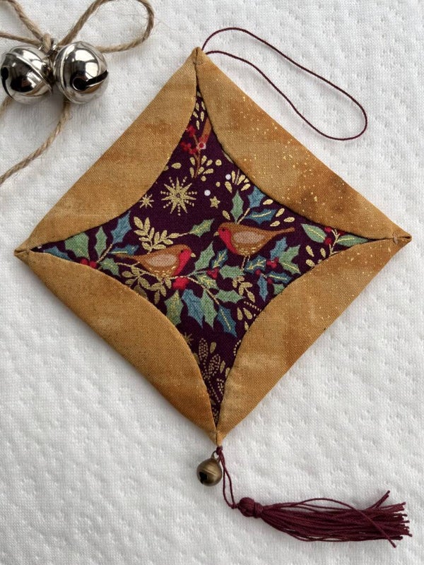 Cathedral Window Christmas Ornament