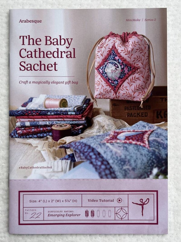 Baby Cathedral Sachet – Arabesque Scissors Sewing Pattern