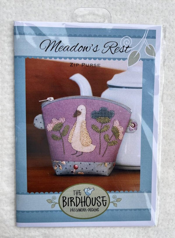 Zip Purse Pattern by The Birdhouse Patchwork Designs