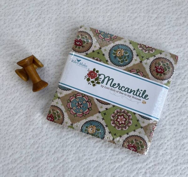 Riley Blake - Mercantile by Lori Holt of Bee in my Bonnet - Charm Pack