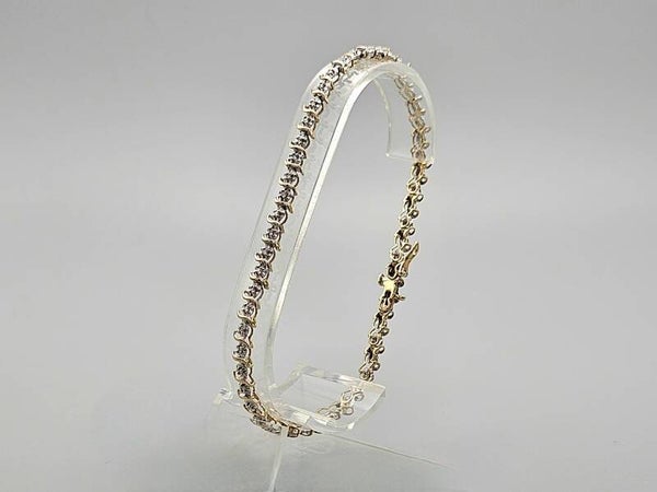 Vintage tennis armband met diamant ca: 0.53 ct. 2023/508.