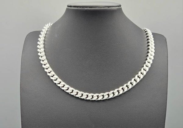 Zilveren gourmet ketting met lobsterslot. 2024/Z121.