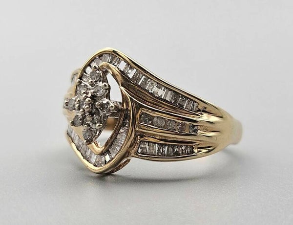 Vintage ring met diamanten Ca: 1.00 ct. 2024/433.