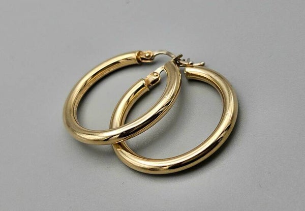 Vintage gouden oorringen. 2025/90