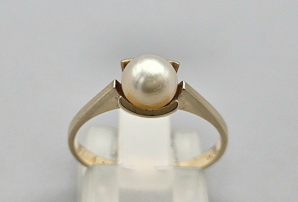 Grote antieke diamant en parel ring - Rocks and Clocks
