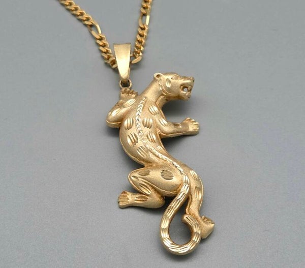 Gouden Luipaard hanger. 2025/615.