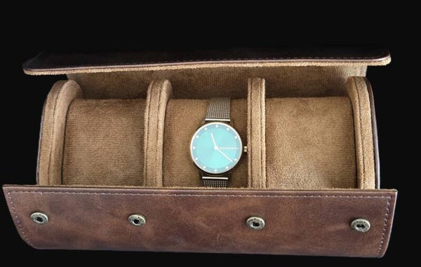 Reiskoffer voor 3 horloge's. 2025/R10