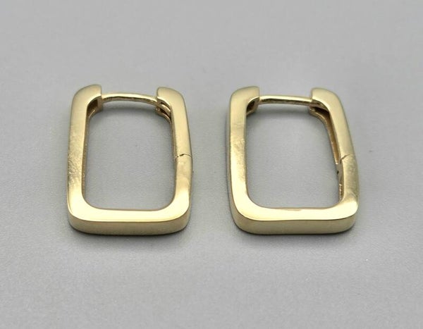 Vermeil op zilver oorbellen. 2025/728.