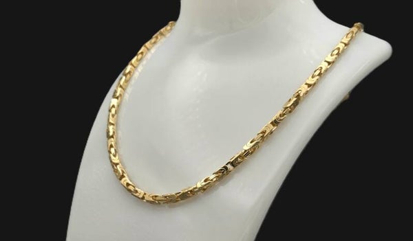 Vermeil op zilver koningsketting 2025/759.