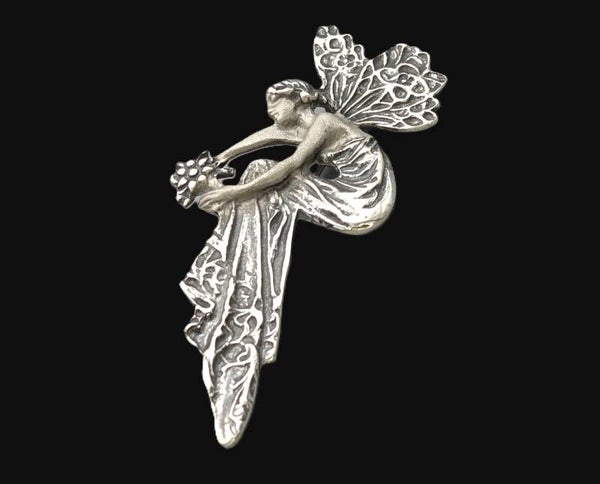 Zilveren Art Noveau broche/hanger stijl Sarah Bernard.. 2025/786.