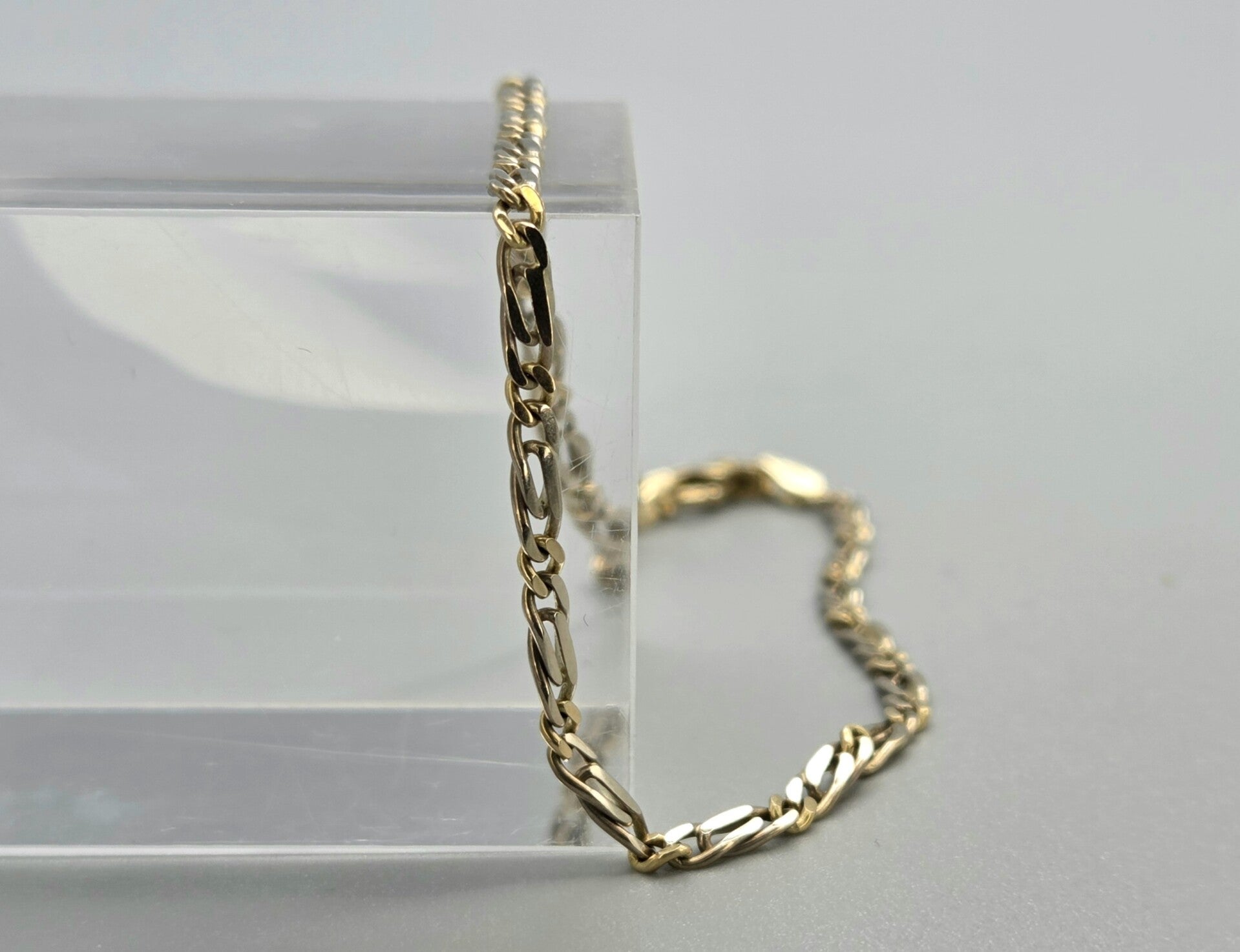 Gouden vintage schakel armband. 2026/164