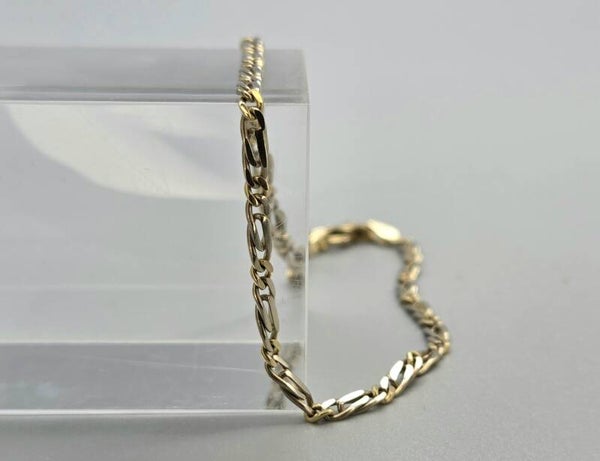 Gouden vintage schakel armband. 2026/164
