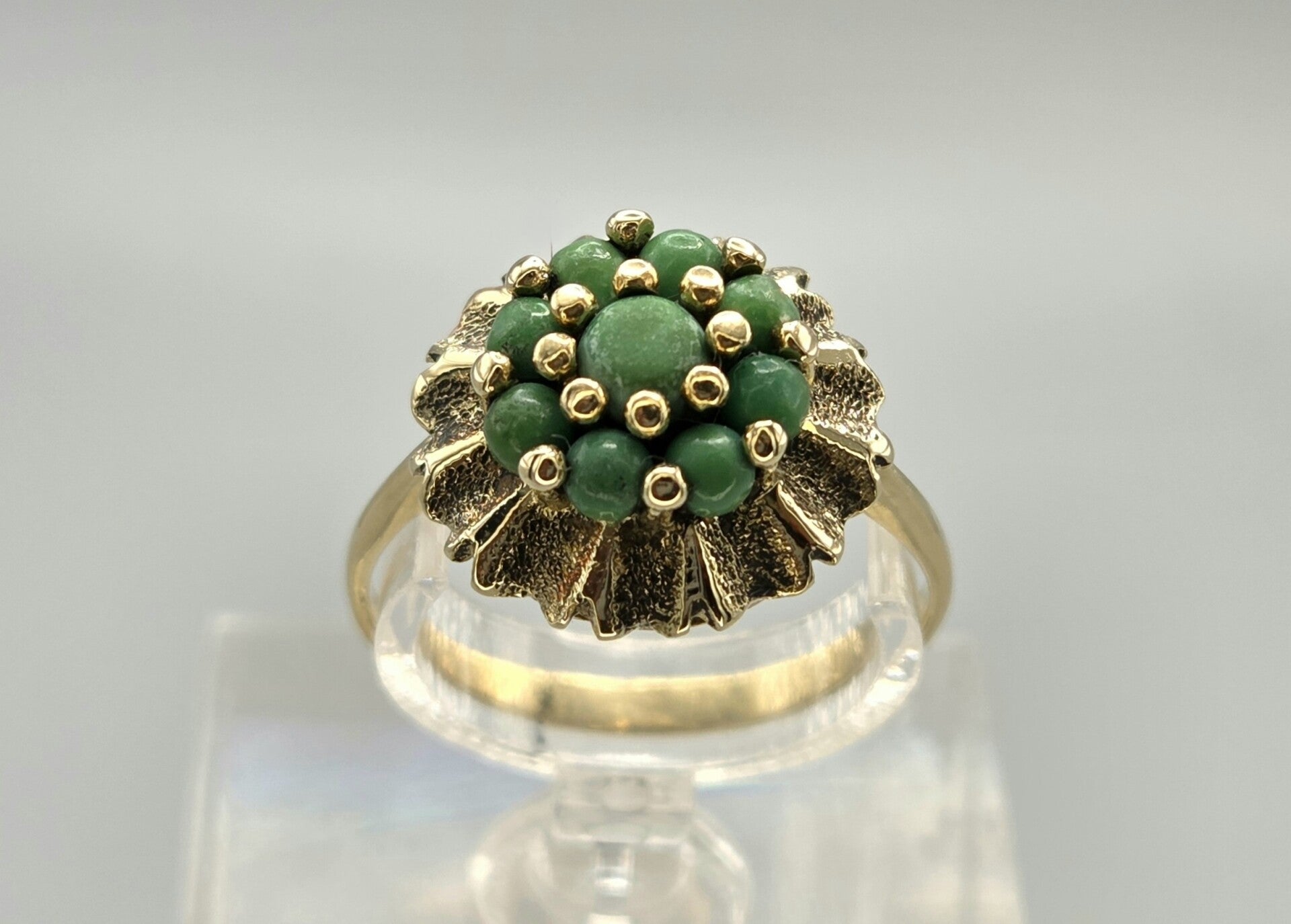 Vintage ring met edelsteen turkooise. 2026/248