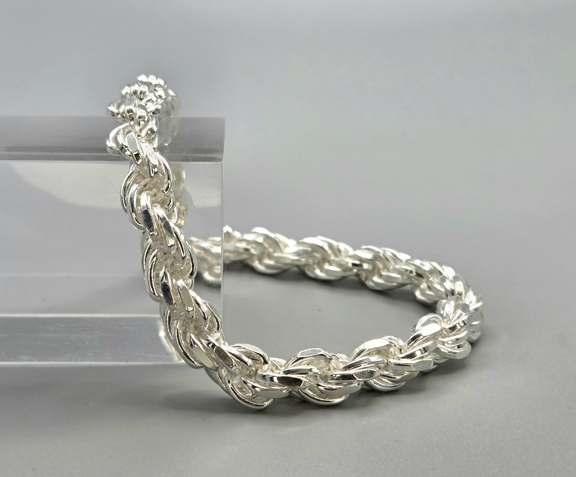 Zilveren Rope armband. 2026/300.