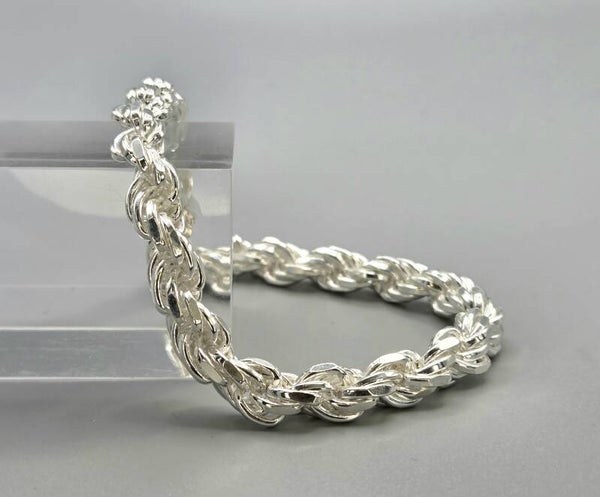 Zilveren Rope armband. 2026/300.