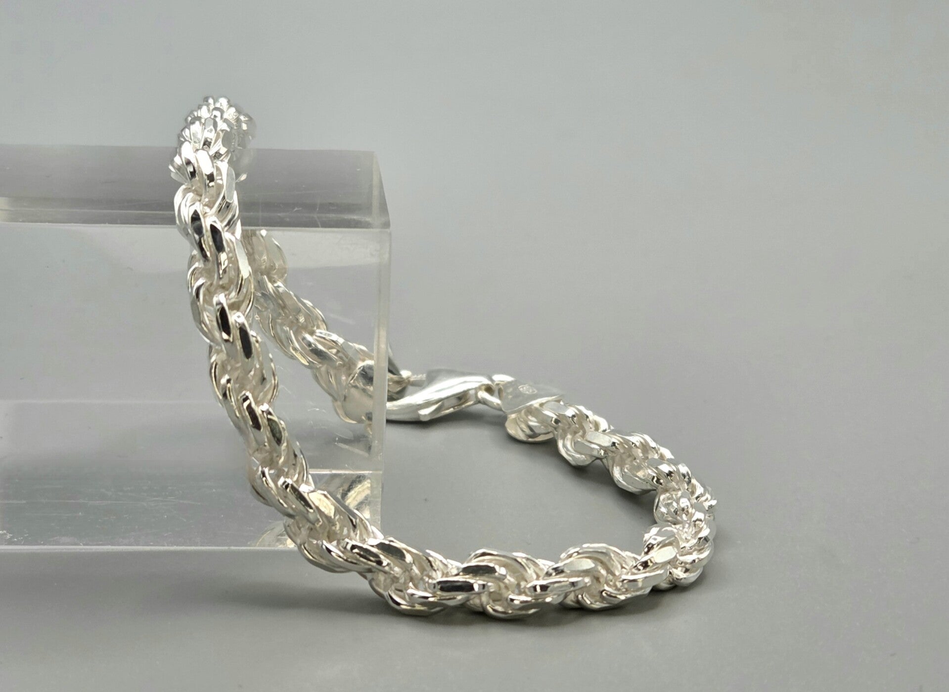 Zilveren Rope armband. 2026/315.
