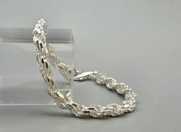 Zilveren Rope armband. 2026/315.