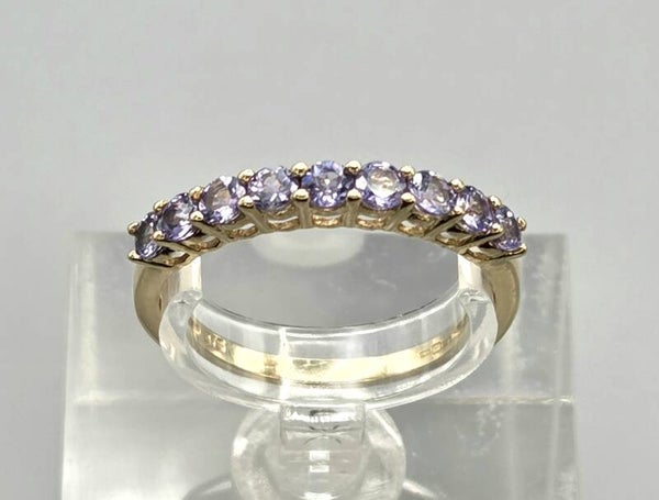 Vintage ring met edelsteen tanzaniet. 2026/316.