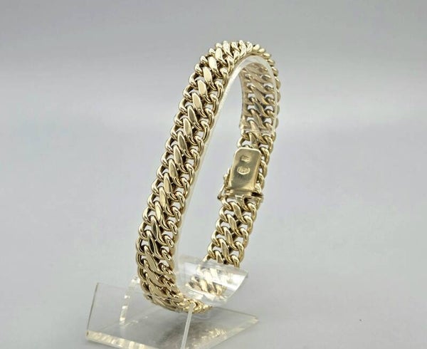 Gouden vintage gourmet armband. 2026/361