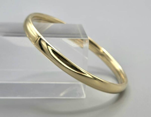 Gouden vintage classic slavenarmband dopsluiting. 2026/367
