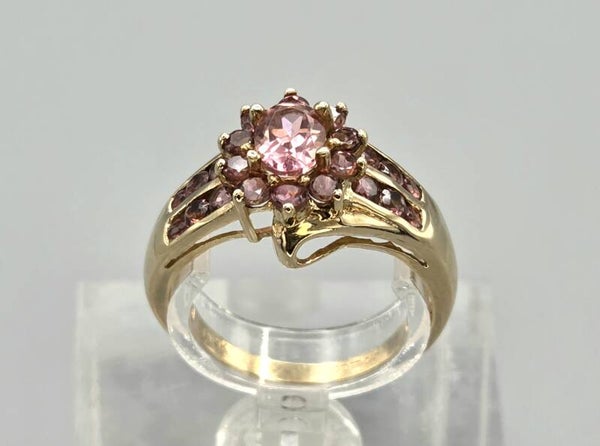 Vintage ring met edelsteen toermalijn.  2026/428