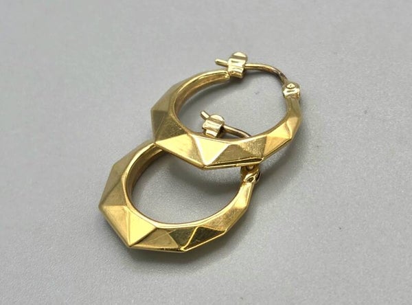 Vintage gouden creolen. 2026/607