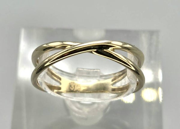 Vintage cross-over ring. 2026/638
