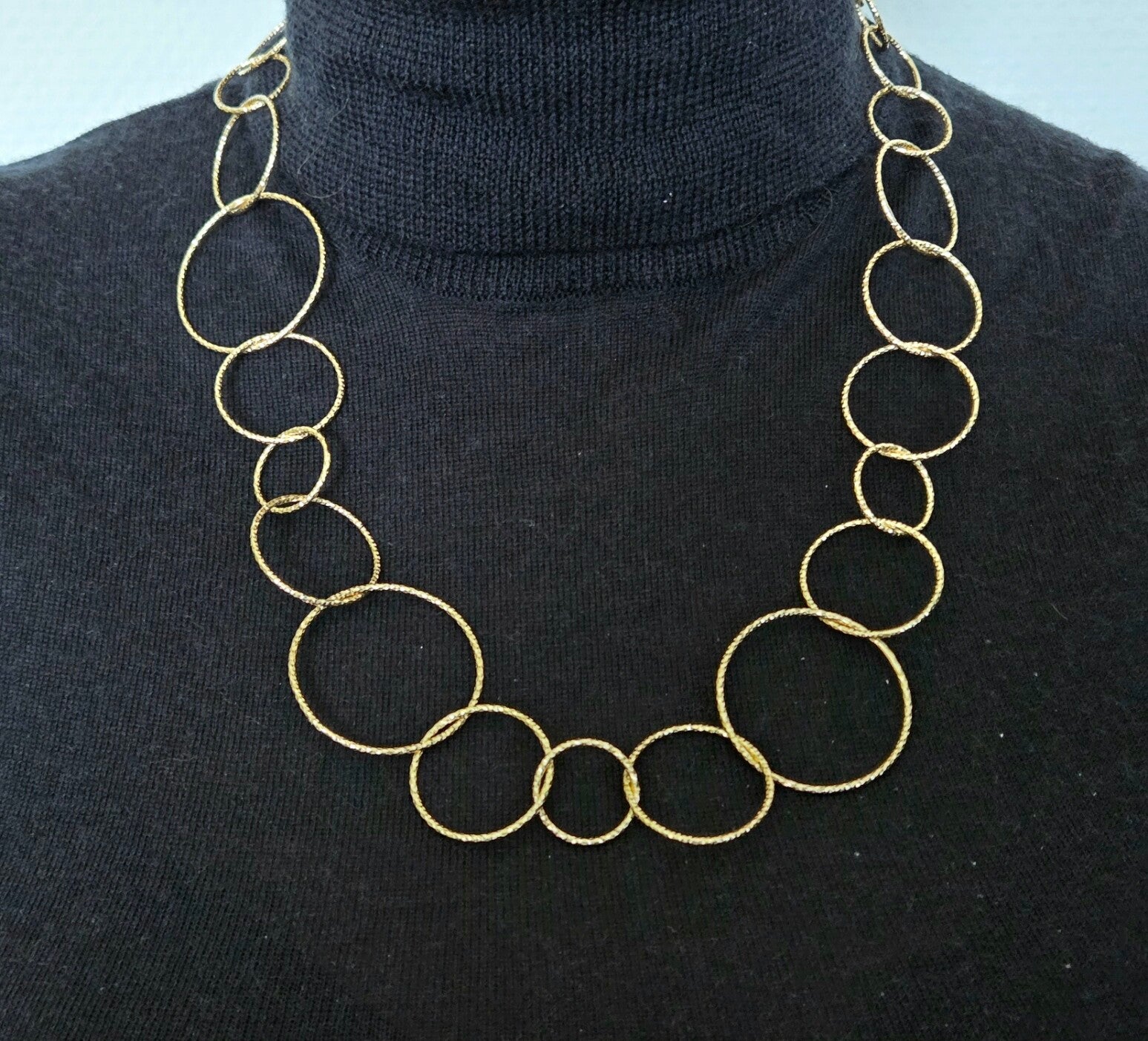 Gold plated zilver design ketting van Borsari Gioielli. 2026/713