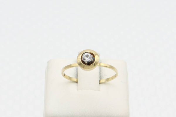 Vintage ring met bergkristal.  2021/73